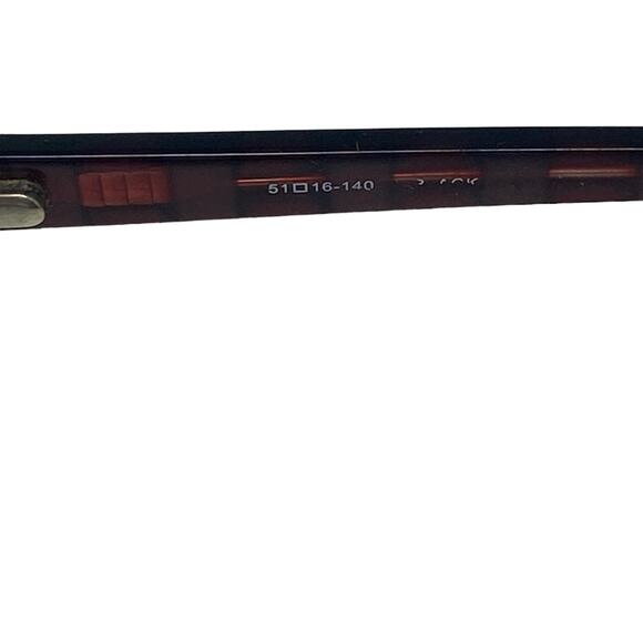 BULOVA Woman's Brown Eyeglasses Frames With Gray Case 51 16 140 Needs Lens - Picture 4 of 16